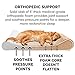 Furhaven Pet Dog Bed | Orthopedic Minky Plush & Velvet Ergonomic Luxe Lounger Cradle Mattress Contour Pet Bed w/ Removable Cover for Dogs & Cats, Camel, Mediumthumb 4