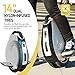 SWAGTRON SwagRoller Electric Unicycle: Multi-Terrain Dual Air-Filled Tires; Retractable Handle; App & Bluetooth Speaker