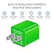 Wall Charger, 10 Pack Universal Portable USB Power Adapter Plug Outlet for iPhone 7 / 6S / Plus, iPad, Samsung Galaxy, Motorola, HTC, Other Smartphones (Family Pack) (Random Colors)