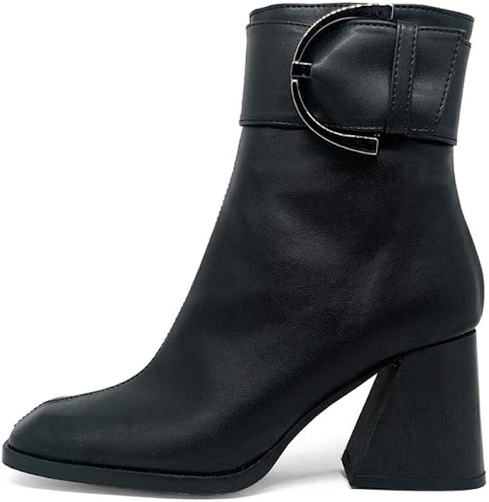 vegan buckle boots