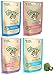 Feline Greenies Dental Treats for Cats - 5 Pack Variety Bundle - Includes 1 Tempting Tuna, 1 Savory Salmon, 1 Flavor Fusion, 1 Ocean Fish (2.5 ounces each), and 1 Micro Mouse