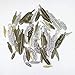 40pcs Mixed Antique Bronze/Antique Silver Feather Charms Pendants Jewelry Making Accessories DIY