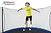 JumpSport SkyBounce 14' XPS Trampoline System — Includes Integrated Safety Enclosure — Safest, Overlapping Doorway Entry