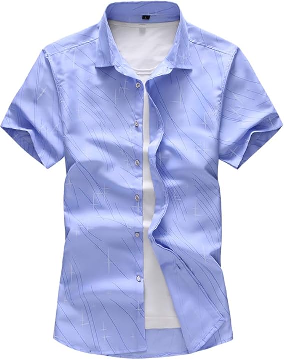 Amazon アロハシャツ メンズ トップス 半袖シャツ Angelo チェック柄シャツ スリム フラワー プリント チェック柄 細身 半袖 チェック メンズファッション ハワイアン オシャレ 夏服 夏物 大きいサイズ M 7xl 夏 シャツ 通販