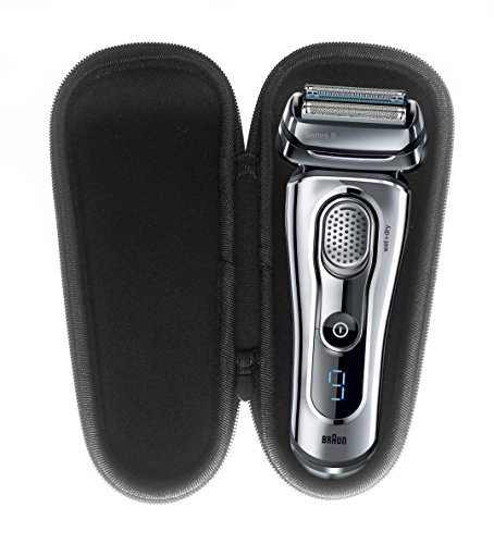FitSand (TM) Carry Zipper Travel Storage EVA Hard Case Box for Braun Series 9-9095Cc Wet & Dry Electric Shaver