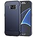 JETech Slim Fit Case for Samsung Galaxy S7 5.1-Inch, Thin Phone Cover with Shock-Absorption and Carbon Fiber Design (Blue)
