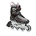 5th Element Glow Inline Skates for Women with High Ankle Support, Adjustable Strap, 90mm Wheels, and Soft Boot Fit for Fitness and Performance Skating