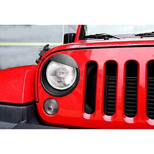 5 JeCar+Headlight+Eyelids+Wrangler+2007+2018