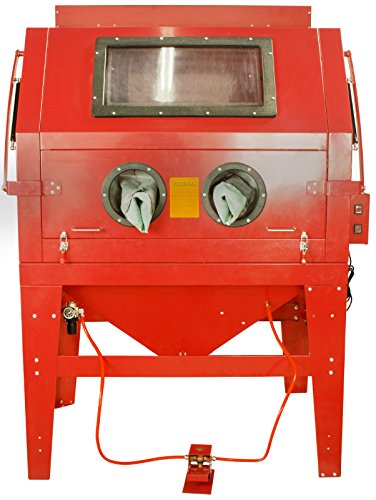 Dragway Tools Model 260 Sandblast Sandblasting Cabinet & Built in Dust Collector with Sandblasting Abrasive Media