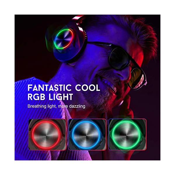 Bluetooth-Headphones-with-RGB-Light-Vogek-Stereo-Wireless-Headphones-Over-Ear-with-Built-in-Mic-Deep-Bass-and-40H-Playtime-Lightweight-Foldable-Headset-with-Wired-Mode-for-Travel-Home-Office-Game Bluetooth Headphones with RGB Light, Vogek Stereo Wireless Headphones Over Ear with Built-in Mic, Deep Bass and 40H…