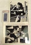 Pete Rose Signed 3000 Hit Ticket And 2 Signed 8x10 Wire Photos PSA/DNA Authentic/ - JSA Authentic Rare