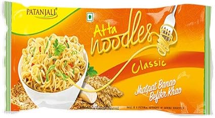 Patanjali Atta Noodles Classic Family Pack, 240g