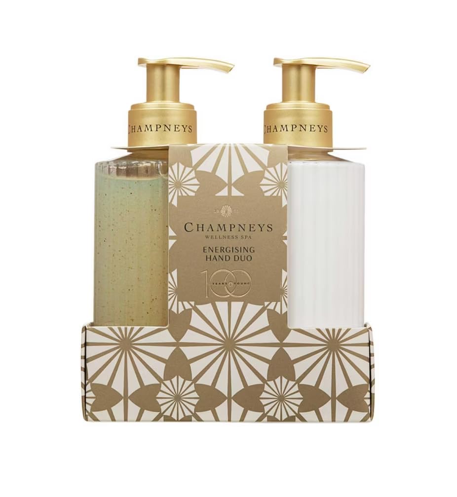 Exclusive New Set of 2 Champneys Citrus Blush Enlivening 1x Hand Wash 250ml & 1x Hand Lotion 250ml- Champneys Gift Set for Women