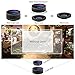 iPhone Lens, Cell Phone Lens Kit 11-in-1,Super Wide Angle Lens+Super Macro Lens+Fisheye Lens+Starburst+CPL +Kaleidoscope+Telephoto Lens for iPhone X/8/7/6s/6 Plus, Samsung, Android Smartphones
