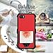 iPhone 5 5S SE Waterproof Case Compatible, ZVEproof IP68 iPhone SE 5S 5 Waterproof Shockproof Dirtproof Snowproof Screen Protector Cover for Snow Skiing Swimming (Red)