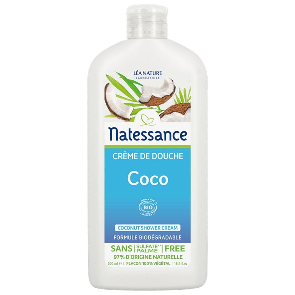 Natessance Organic Coconut Shower Cream 500ml