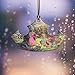 Disney - Sleeping Beauty - Princess Aurora - Crown Shaped Hanging Acrylic Print Accessory – Perfect for Gifting or Collecting