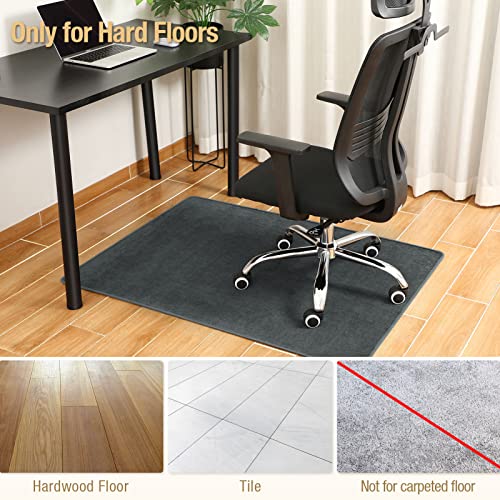 Yecaye Office Chair Mat for Hardwood Floor, 48"×36" Desk Chair Mat