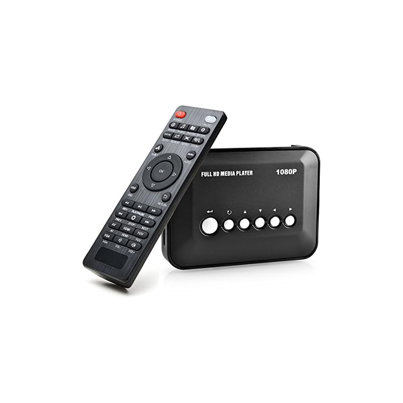 HDMI Media Player, AGPtek Black Mini 1080p FullHD Ultra HDMI Digital