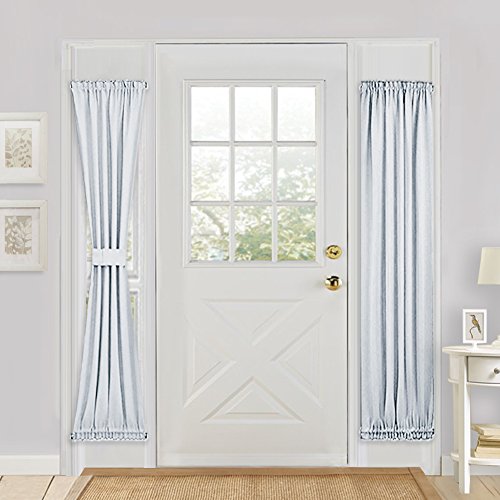 Compare price to french door curtains velcro