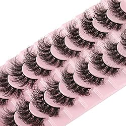 False Eyelashes Dramatic Fluffy Faux Mink Lashes