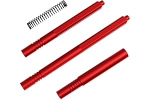 EPINON Aluminum Center Slider Driveshaft for 1/10 ARRMA SENTON Granite Big Rock Outcast VORTEKS Infraction 1/8 Typhon Vendetta Upgrade Parts Replace Arrma AR310884 (Red)