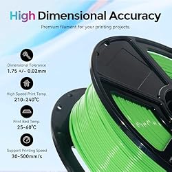 FLASHFORGE Rapid PLA Filament 1.75mm, High Flow