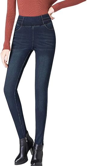 fleece lined jeans womens uk