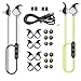mifo U5 Plus Bluetooth Headphones in Ear, Magnetic Aluminum Design IPX7 Waterproof aptX Earphone, 8H Playtime Noise Canceling NFC Stereo Headset with Mic for Sports (Yellow and Black)