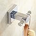Leyden Wall Mounted Kitchen Solid Brass Double Robe Hook Chrome Silver Robe Hooks Hotel Hooks Lavatory Ladder Hanger