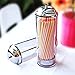 New Star Foodservice 26641 Stainless Steel Straw Dispenser, 3.5-Inch by 10.6-Inch, Clear
