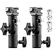 2Pack Anwenk Camera Flash Speedlite Mount Swivel Light Stand Bracket with Umbrella Reflector Holder for Camera DSLR Nikon Canon Pentax Olympus and Other DSLR Flashes Studio Light LED Light