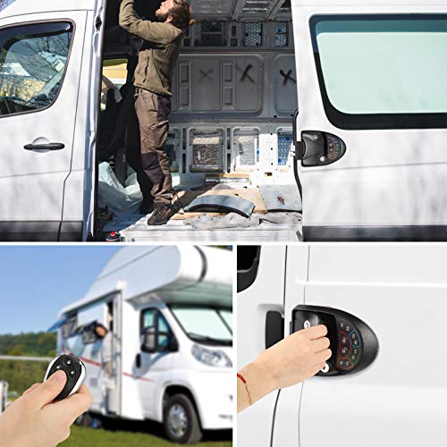 Rv Door Lock Keyless Entry with Deadbolt, RV Door Lock with 2 Wireless