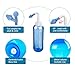 HALOVIE Nasal Wash Bottle, 500ml Nasal Irrigation for Adults & Kids, Blue, ABS Plastic, Waterproof, Sinus Rinse Treatment, Nose Care