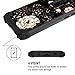 LONTECT Compatible Galaxy S9 Plus Case Floral 3 in 1 Heavy Duty Hybrid Sturdy High Impact Shockproof Protective Cover Case for Samsung Galaxy S9 Plus - Flower/Black