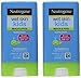 Neutrogena SPF 70 Plus Wet Skin Kids Suncreen Stick Broad Spectrum, 0.47 Ounce - 2 pack