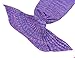 Hughapy Christmas Soft Mermaid Tail Blanket Handmade Living Room Sleeping Blanket for Kids Adult (71