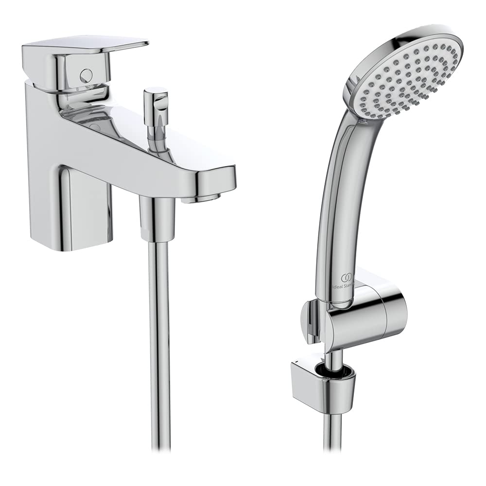 Ideal Standard Ceraplan Single Lever Bath Shower Mixer with Shower Set Chrome — image 1