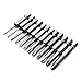 12 Pcs Phillips Screwdriver Bit Set Cross Head Screwdriver Bit S2 Magnetic Screwdriver Bits 50mm Length with 1/4 Inch Hex Shank