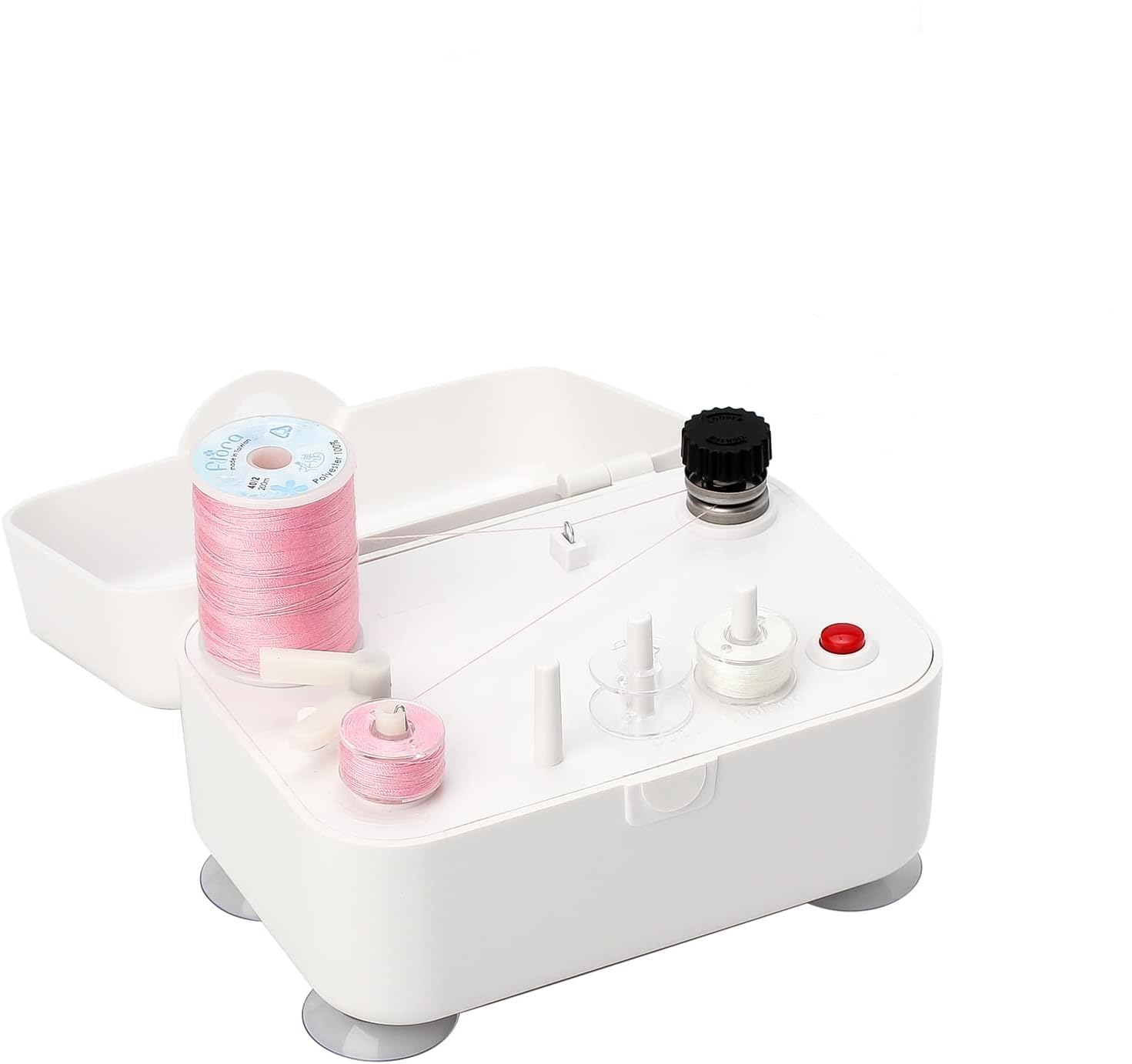 Zerodis Electrical Bobbin Winder, Simple Portable Bobbin Winder for Sewing Machines Household Industrial Electric Automatic Bobbin Winder Sewing Winding Tool