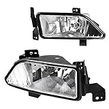 AUTOSAVER88 Fog Lights H11 12V 55W Halogen Lamp For Honda Pilot 2006 2007 2008 (Clear Lens w/Bulbs)