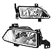 AUTOSAVER88 Fog Lights H11 12V 55W Halogen Lamp For Honda Pilot 2006 2007 2008 (Clear Lens w/Bulbs)