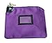 Cardinal bag supplies Locking Bank Bag Canvas Keyed Security, Money Bag, 9 x 12 inches (Purple)