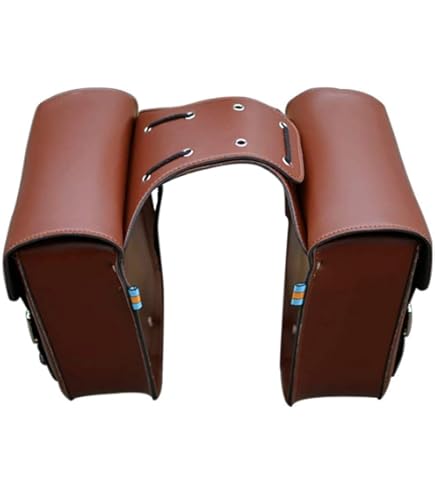Lot De 2 Sacoches De Vélo En Cuir Véritable – Vintage, 5L, Sacoches Selle, Parrys Leather World
