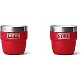 YETI Rambler 4 oz Stackable Cup, Stainless Steel, Vacuum Insulated Espresso/Coffee Cup, 2 Pack