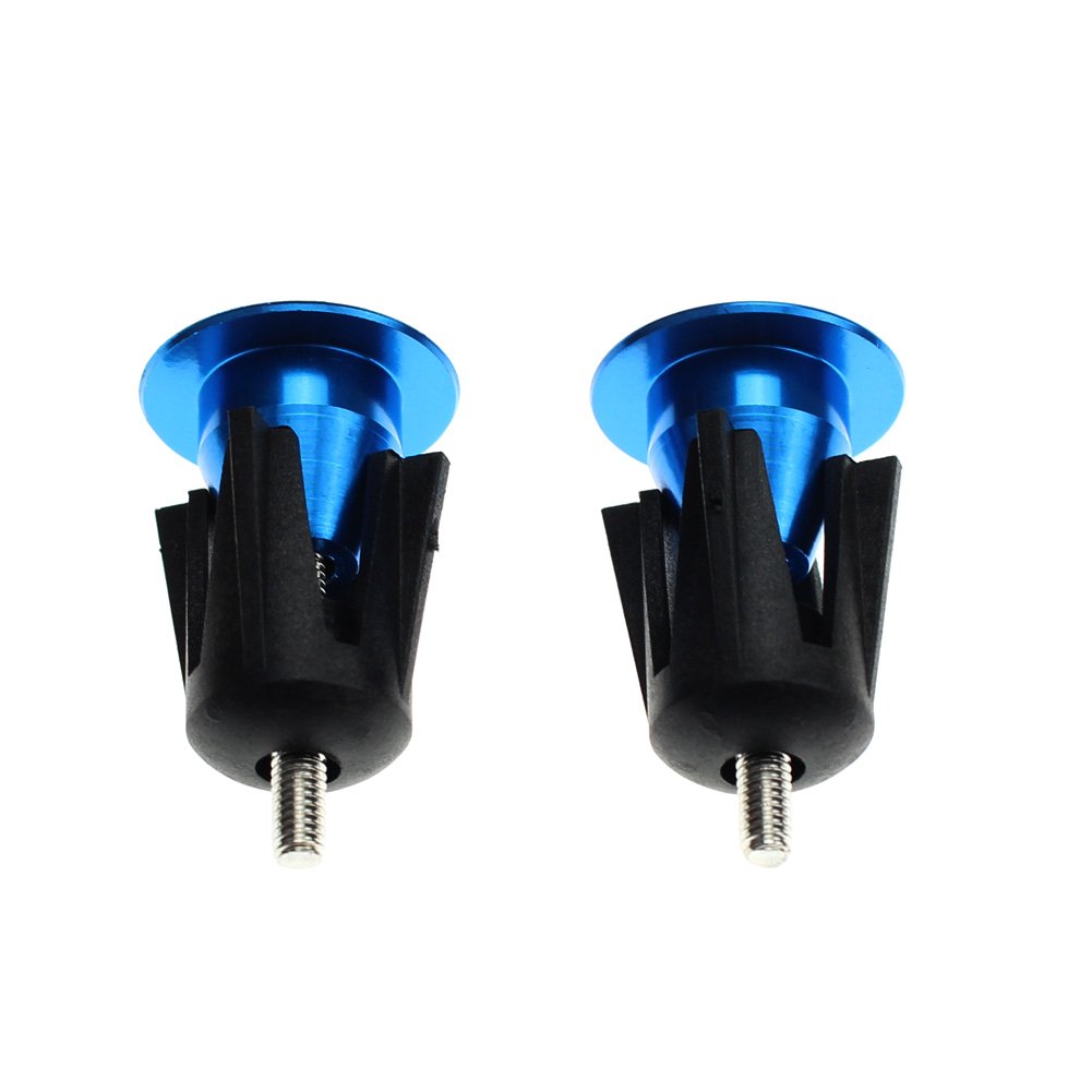 MTB 2 Counts, Rubber Sponge Aluminum, Black/Red/Gold/Blue/Gray Road