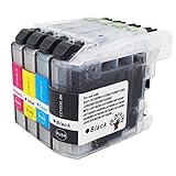 GREENSKY 4 Pack(1BK,1C,1Y,1M) Compatible Ink Cartridge Replacement for Brother LC103 Compatible With Brother MFC-J245DW, J4410DW, J450DW, J4610DW, J470DW, J650DW, J6720DW, J6920DW, J870DW etc