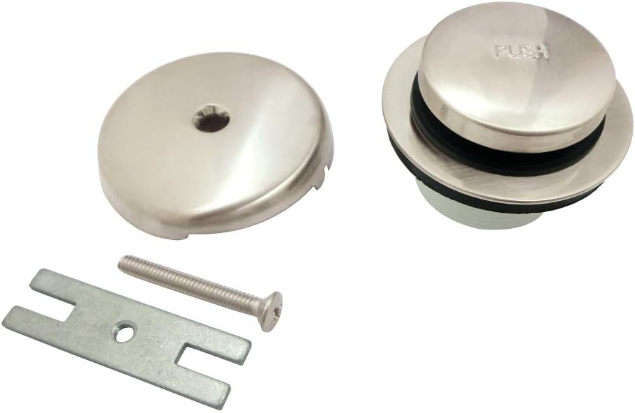 Kingston Brass DTT5302A0 Match Touch-Toe, Tub Drain Kit, Matte Black - - 