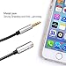 Kinps Audio Auxiliary Stereo Extension Cable 3.5mm Male to Female, Stereo Jack Cord for Phones, Headphones, Speakers, Tablets, PCs, MP3 Players and More (10ft/3m, Black)