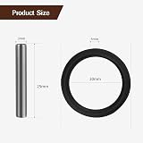 Dacitiery 30 Pcs Replacement Pin and O-Ring 4mm 3x25mm Impact Ring Pins 1/2" view 2